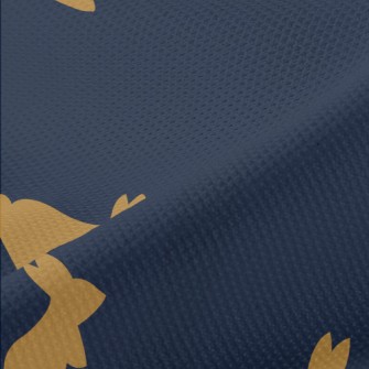 Lively Rabbit Silhouette Piqué