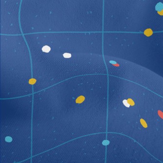 Random Colored Dots Lightweight Performance Linen