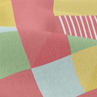 Geometric Colorful Squares Modern Jersey