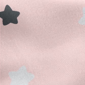 Childlike Cute Stars Jersey Backed Fleece