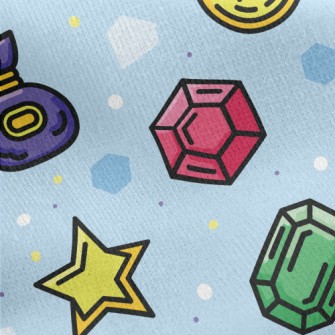 RPG Style Jewelry Jersey Backed Fleece