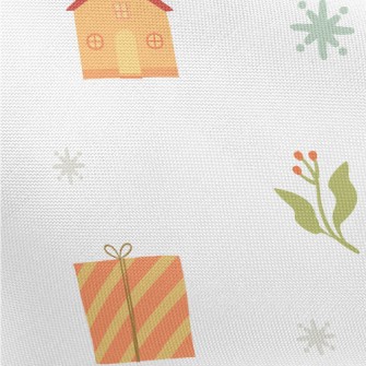 Winter Birds And Gifts Pongee