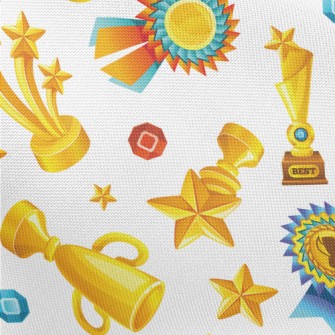 Gold Trophy Medal Pongee