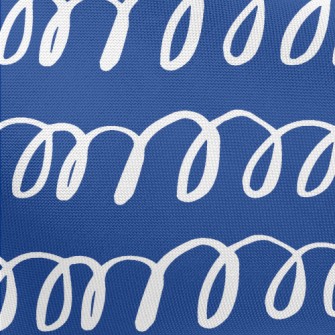 Hand Drawn Spiral Lines Pongee