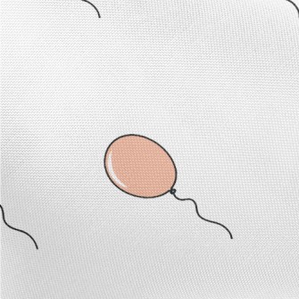 Colorful Flying Balloons Pongee