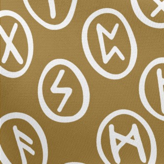 Handwritten Magic Runes Pongee