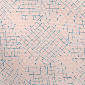 Distorted Line Grid Pongee