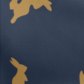 Lively Rabbit Silhouette Pongee