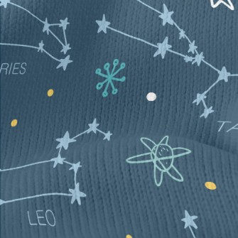 Hand Drawn Constellation Map Stretch Jersey