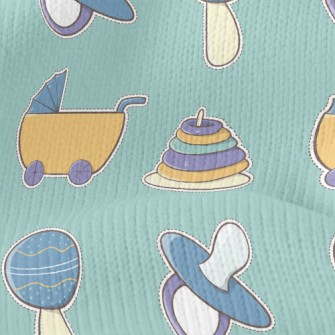 Cartoon Baby Toys Stretch Jersey