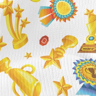 Gold Trophy Medal Stretch Jersey