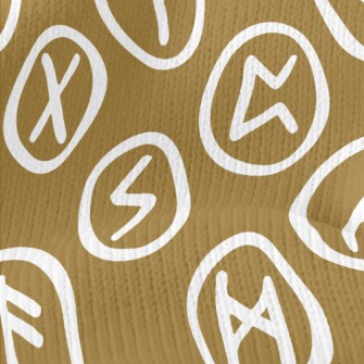 Handwritten Magic Runes Stretch Jersey