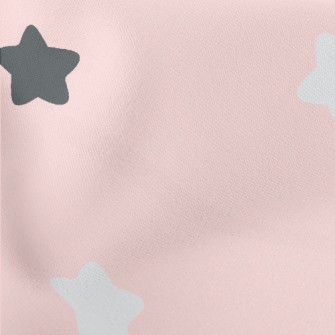 Childlike Cute Stars Lightweight Cotton Poplin