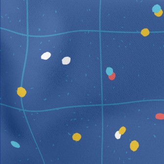 Random Colored Dots Lightweight Cotton Poplin