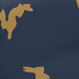 Lively Rabbit Silhouette Midweight Cotton Poplin