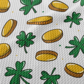 Cartoon St. Patrick&#39;s Day  Birdseye Piqué