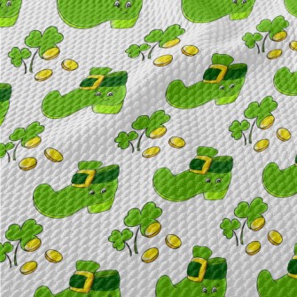 Magic Shoes And Lucky Clover Birdseye Piqué