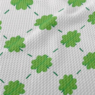 Clover Diamond Birdseye Piqué