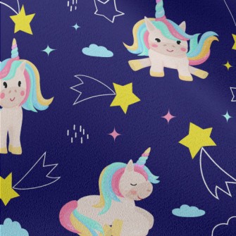 Cute Rainbow Unicorn Chiffon