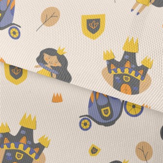 Cute Princess And Castle Waterproof Oxford