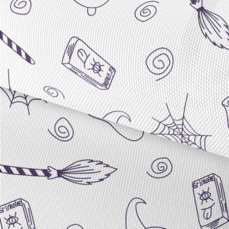 Hand Drawn Simple Witch Elemen Waterproof Oxford