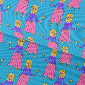 Hand Drawn Magic Princess Waterproof Oxford