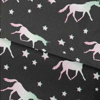 Gradient Unicorn Silhouette Waterproof Oxford