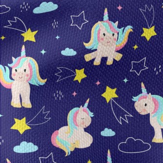 Cute Rainbow Unicorn Waterproof Canvas
