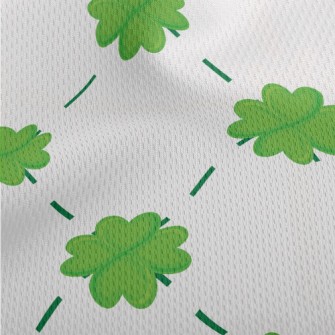 Clover Diamond Athletic Mesh Flat Back