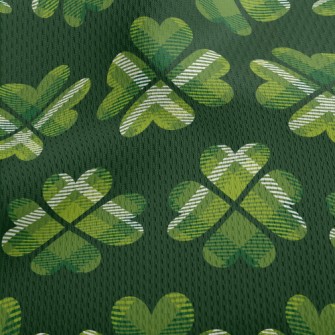 Cloth Clover Athletic Mesh Flat Back