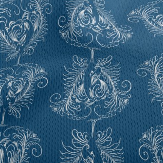 Gorgeous Pattern Bird Athletic Mesh Flat Back