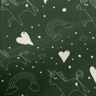 Fairytale Unicorn And Love Hea Performance Linen