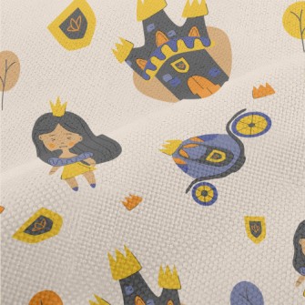 Cute Princess And Castle Performance Linen