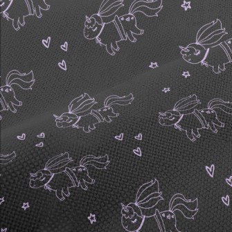 Unicorn And Hand Drawn Love Performance Linen