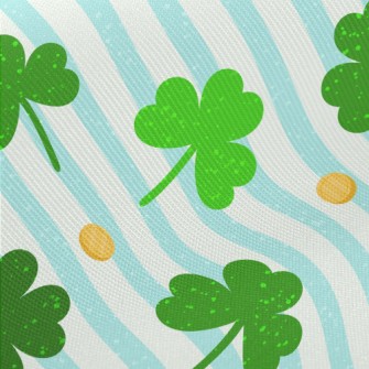 Blue And White Stripes With Lu Twill