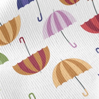 Autumn Colored Umbrellas Standard Corduroy