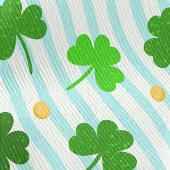 Blue And White Stripes With Lu Standard Corduroy