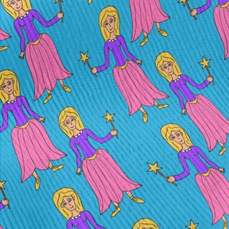 Hand Drawn Magic Princess Standard Corduroy
