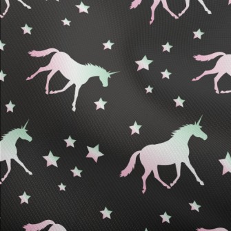 Gradient Unicorn Silhouette Dobby