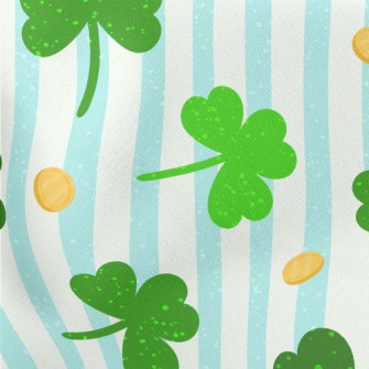 Blue And White Stripes With Lu Stretch Ponte