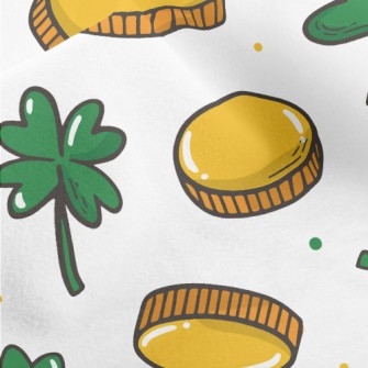 Cartoon St. Patrick&#39;s Day  Micro Fleece