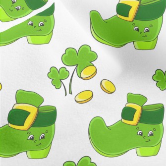 Magic Shoes And Lucky Clover Micro Fleece