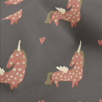 Spotted Flying Unicorn Micro Fleece