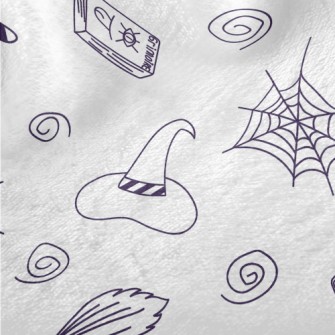 Hand Drawn Simple Witch Elemen Minky