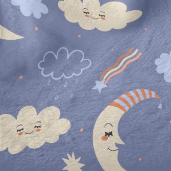 Beautiful Starry Sky At Night Minky