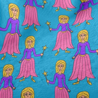 Hand Drawn Magic Princess Minky