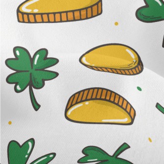 Cartoon St. Patrick&#39;s Day  Lightweight Performance Linen