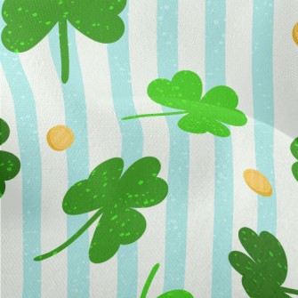 Blue And White Stripes With Lu Lightweight Performance Linen