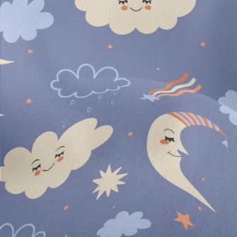 Beautiful Starry Sky At Night Lightweight Performance Linen