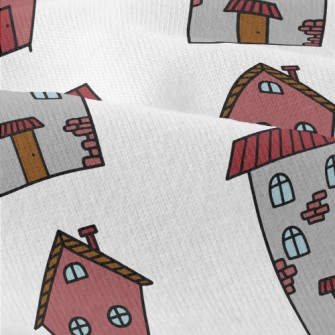 Hand Drawn Cartoon Houses Modern Jersey